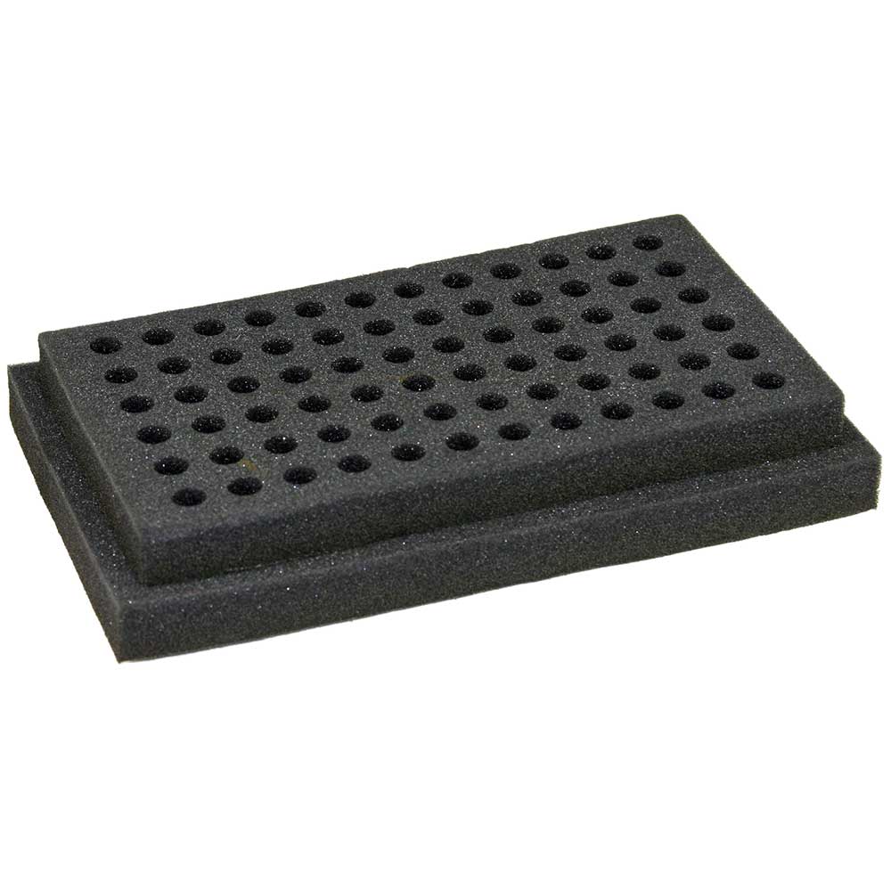 Vortex Mixer Tube Holders, Foam Inserts for GVM Series — 10 Configurations, 1/Each | Globe Scientific