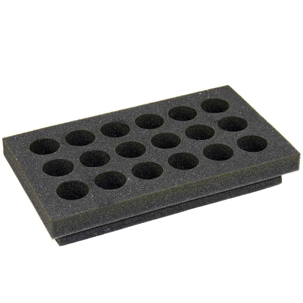 Vortex Mixer Tube Holders, Foam Inserts for GVM Series — 10 Configurations, 1/Each | Globe Scientific