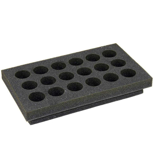 Vortex Mixer Tube Holders, Foam Inserts for GVM Series — 10 Configurations, 1/Each | Globe Scientific