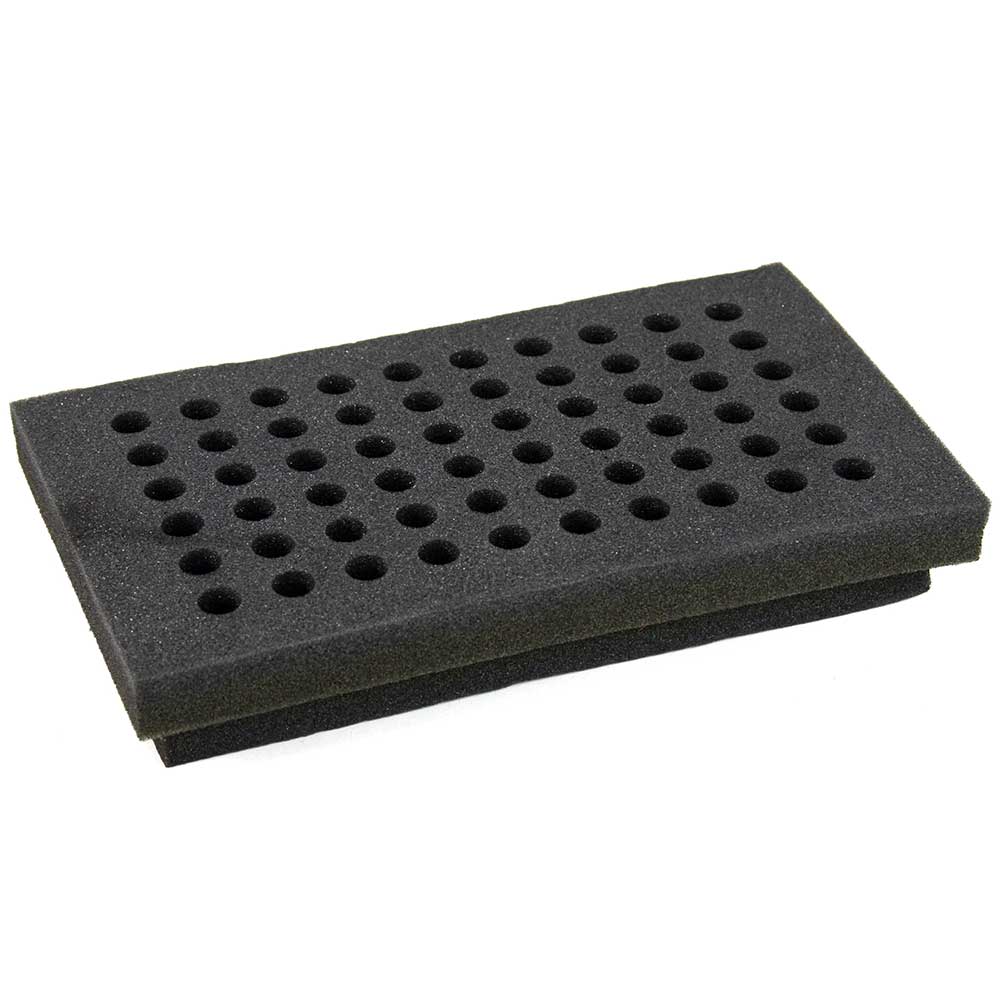 Vortex Mixer Tube Holders, Foam Inserts for GVM Series — 10 Configurations, 1/Each | Globe Scientific