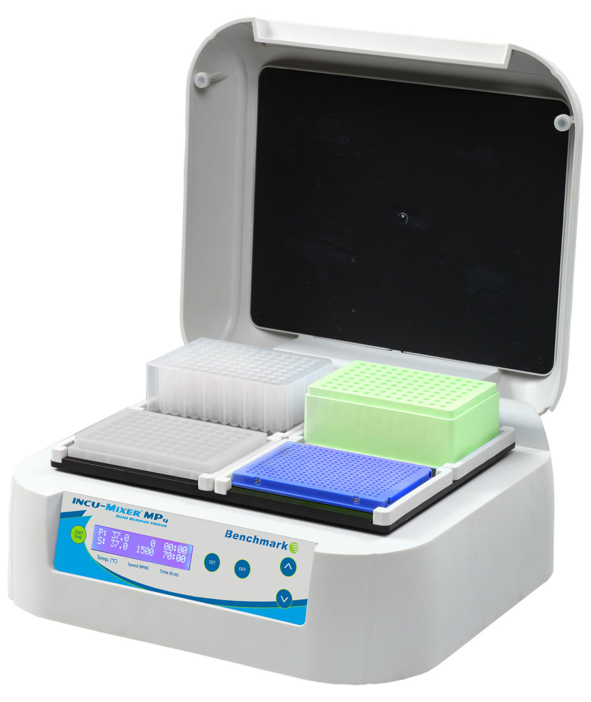 Benchmark Scientific Incu-Mixer MP4 Heated Microplate Vortexer H6004