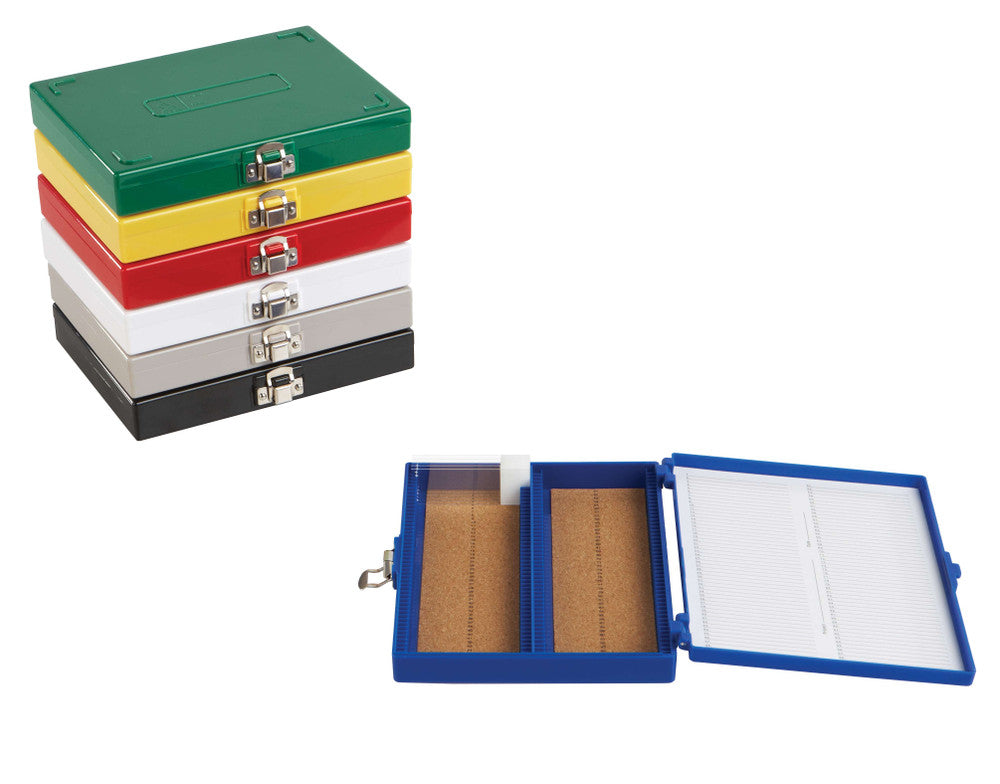 Premium Microscope Slide Box, Cork-Lined — view 5