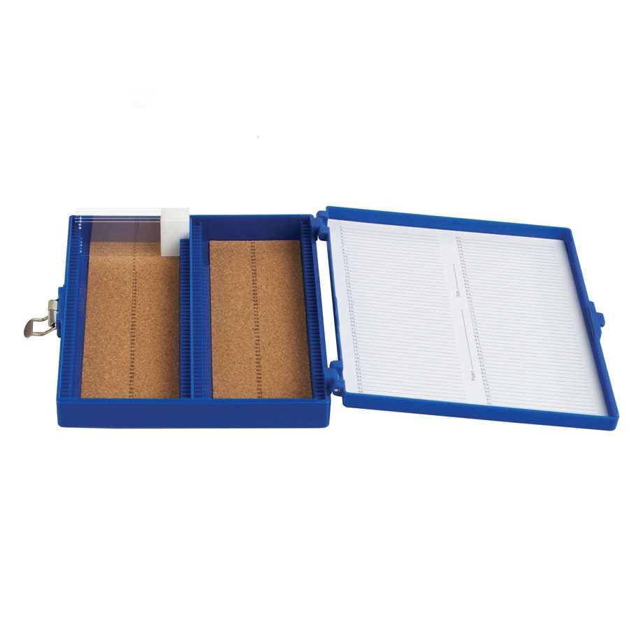 Premium Microscope Slide Box, Cork-Lined — view 6