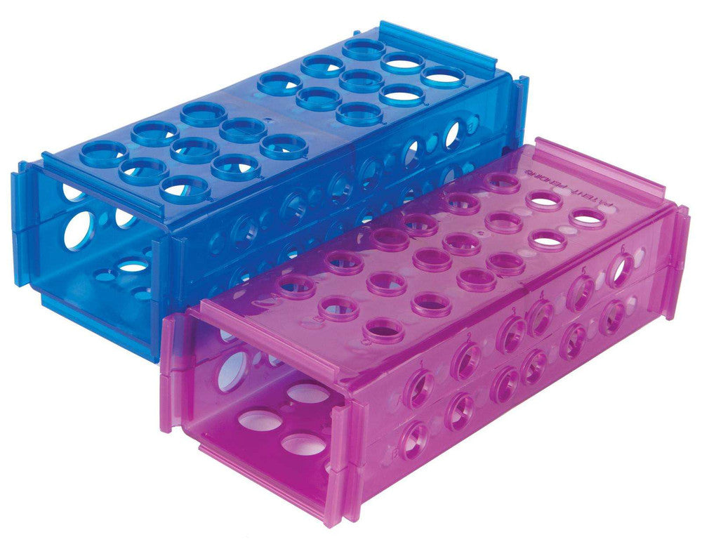 Heathrow Scientific 4-Way Clinical Tube Racks | Interlocking Polypropylene — view 4