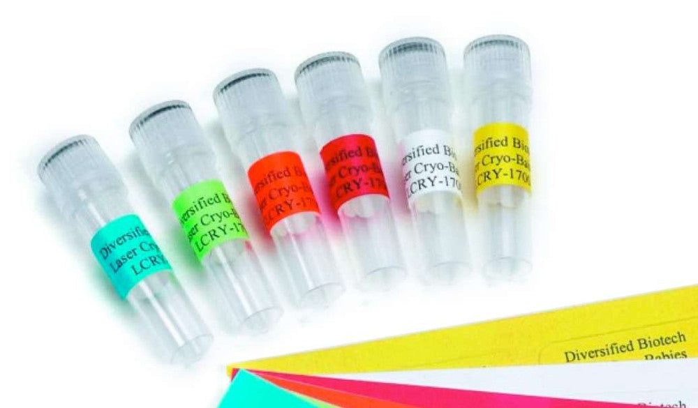 DiversifiedBiotech Laser Sidewall Cryo-Tags 1.5 x 0.25 in - HEASIDE | Printable - Made in USA — view 2