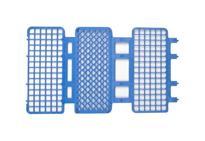 Heathrow Scientific Fold & Snap Test Tube Rack - HS243073 Series - 90-Place, 13mm, Autoclavable — view 4
