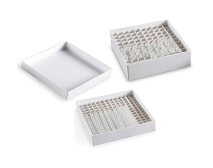 Heathrow Scientific Cardboard Cryogenic Freezer Box for Small Tubes - 120220 Series | 0.2 mL & 0.5 mL — view 2
