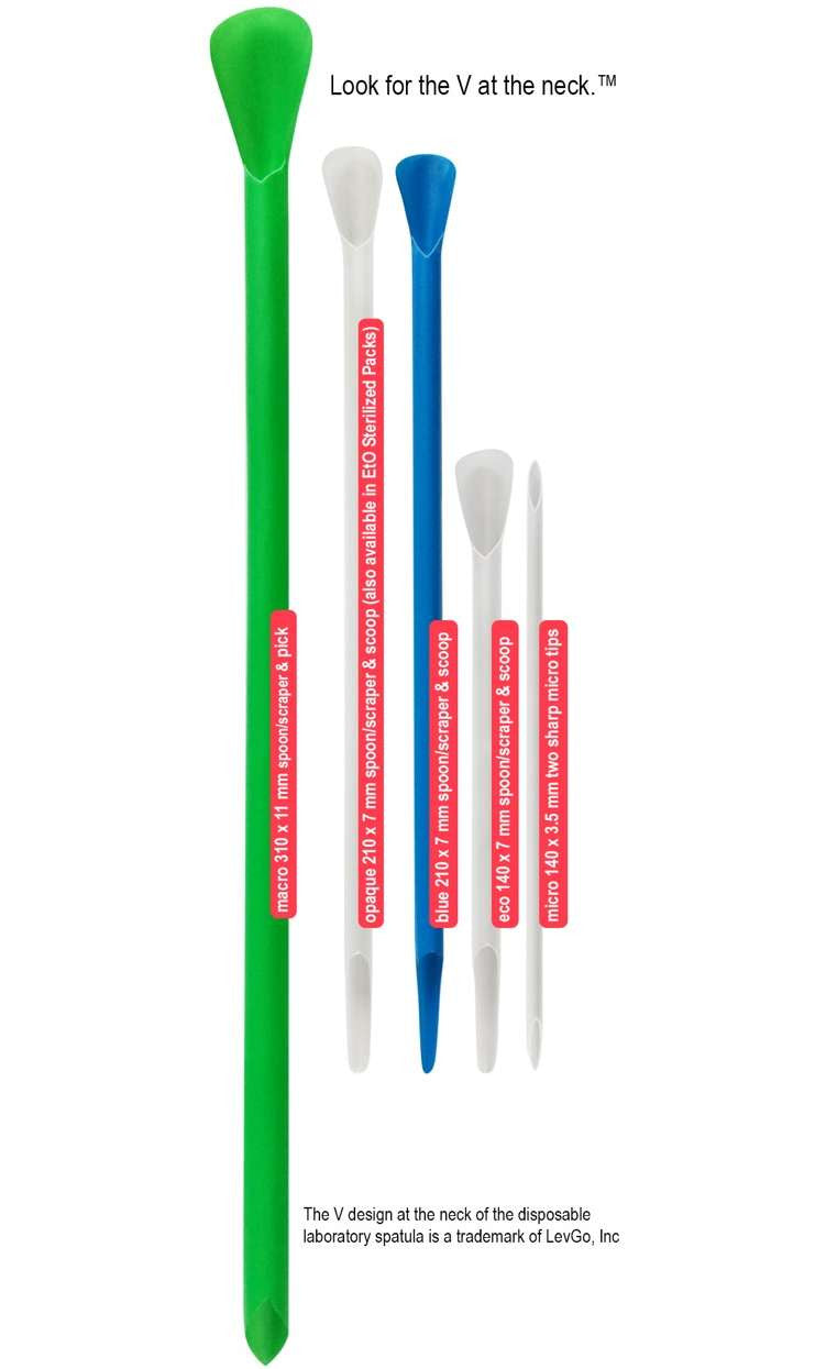 LevGo smartSpatula Disposable PP Spatulas - Heathrow Scientific — view 3