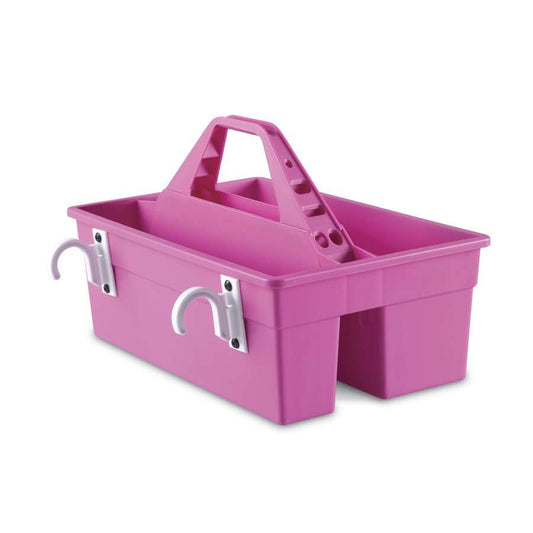 Heathrow Scientific 120023 ToteMax Blood Collection Tray Pink HDPE Bed Rail Hooks Phlebotomy