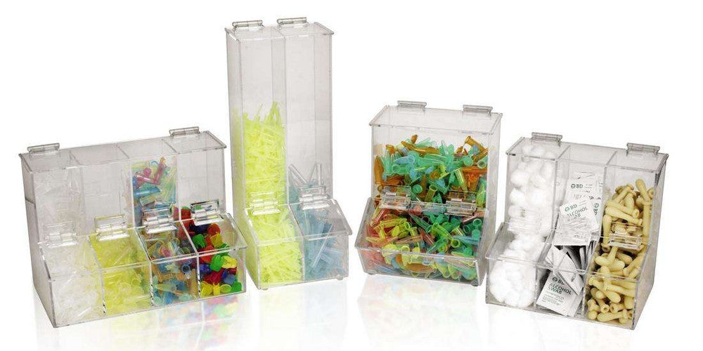 Workstation Dispensing and Storage Bins - 1 Each - Heathrow Scientific — view 2