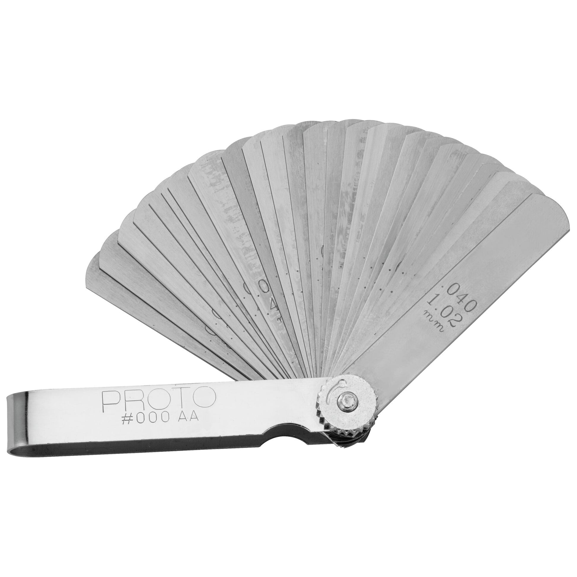 Proto J000AA — 25-Blade Master Feeler Gauge Set J000AA