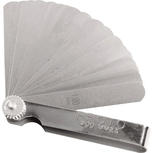 Proto J00MM25 — 25-Blade Metric Feeler Gauge Set J00MM25
