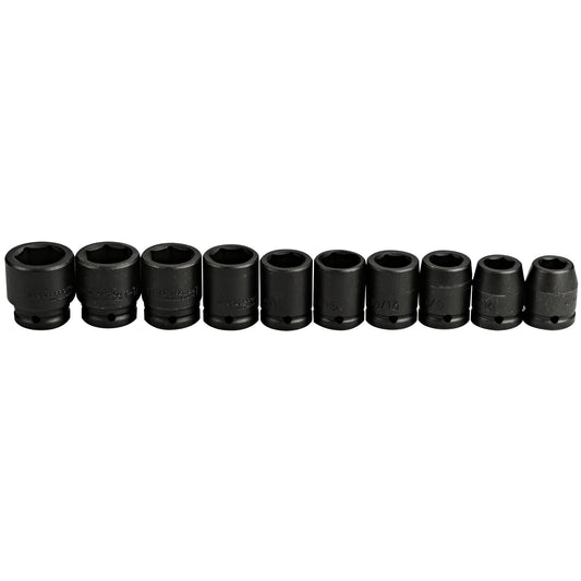 Proto J07500-10 — 3/4 in. Drive 6-Point Impact Socket Set (10 pc.) J07500-10
