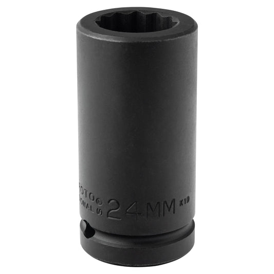 Proto Socket Impact 3/4 Drive 24Mm 12-Point Deep J07524MLT