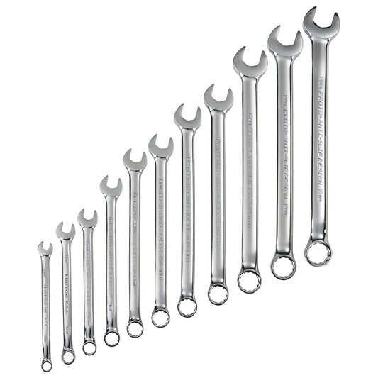 Proto J1200HM11T5 — 12-Point Full Polish Metric Combination Wrench Set (11 pc.) J1200HM11T5