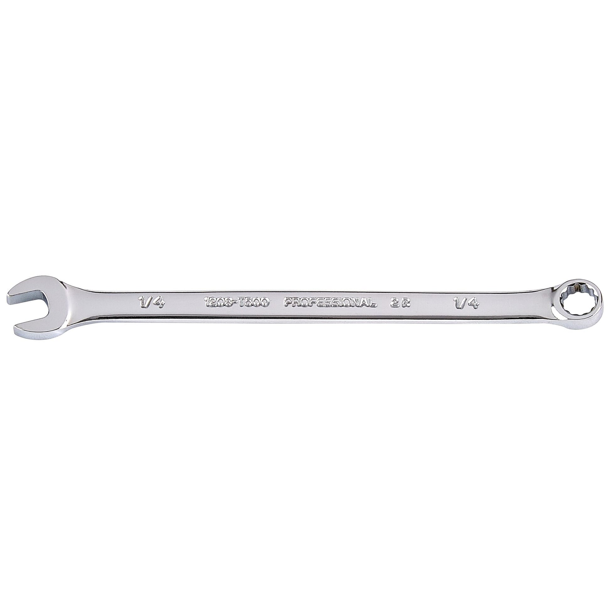 Proto J1208-T500 — 1/4 in. 12-Point Full Polish Combination Wrench J1208-T500