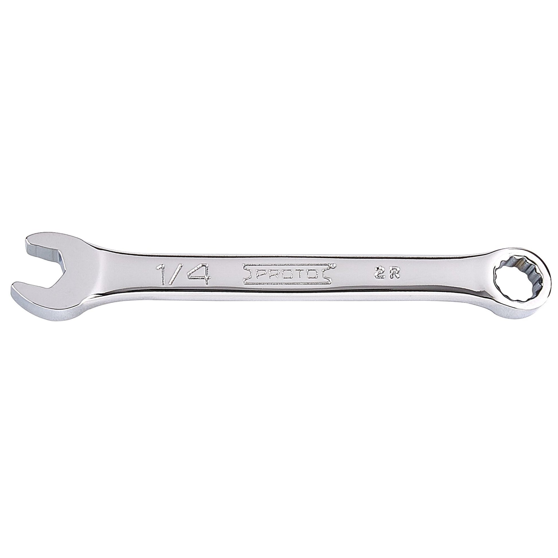 Proto J1208ES — 1/4 in. Full Polish 12-Point Short Combination Wrench J1208ES