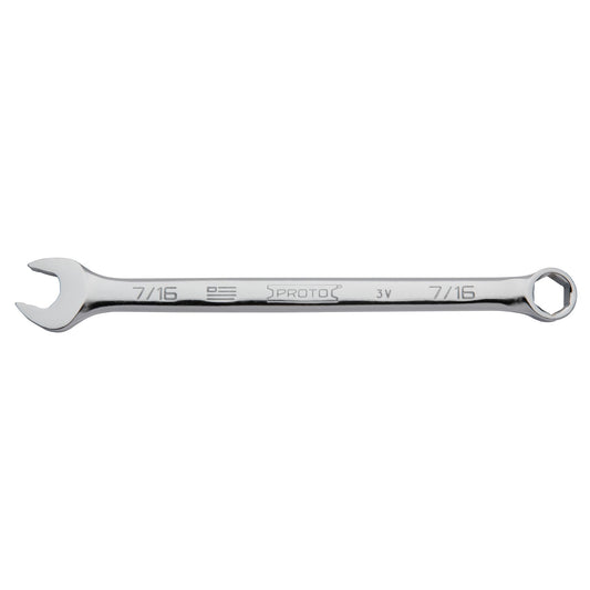 Proto 7/16In 6-Point Full Polish Combination Wrench J1214H-T500
