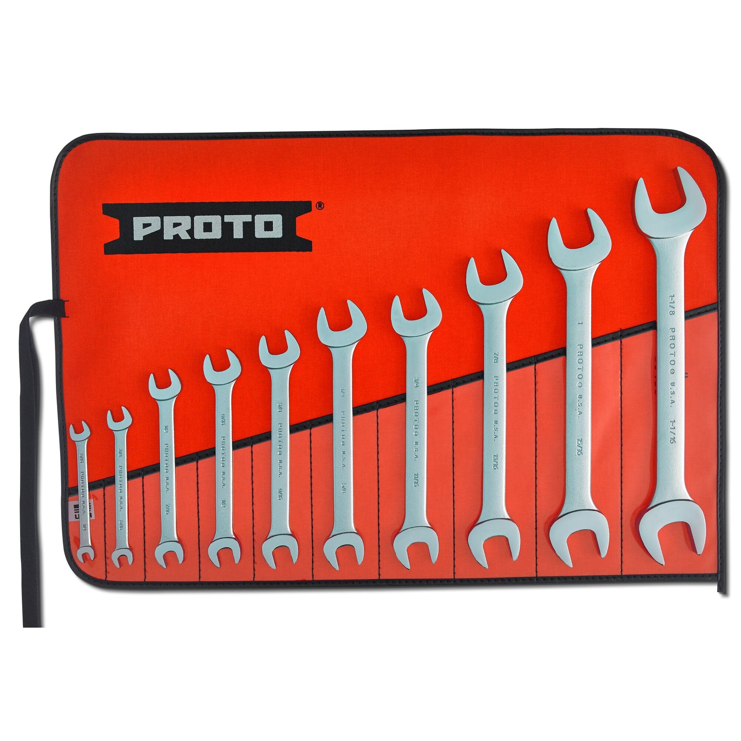 Proto J3000H — Satin Open-End Wrench Set (10 pc.) J3000H