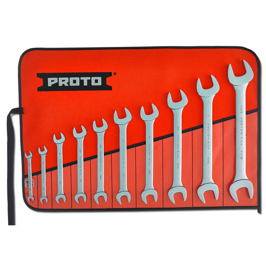 Proto J3000H — Satin Open-End Wrench Set (10 pc.) J3000H