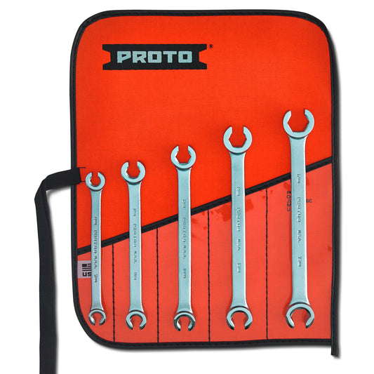 Proto J3700M — 6-Point Metric Double End Flare Nut Wrench Set (5 pc.) J3700M