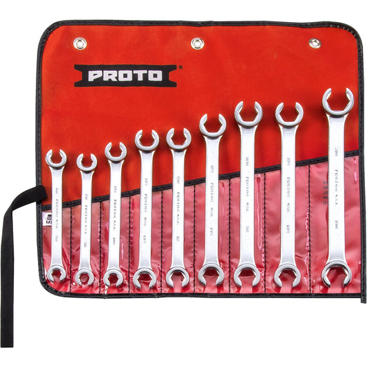 Proto J3740 — 6-Point Double End Flare Nut Wrench Set (9 pc.) J3740