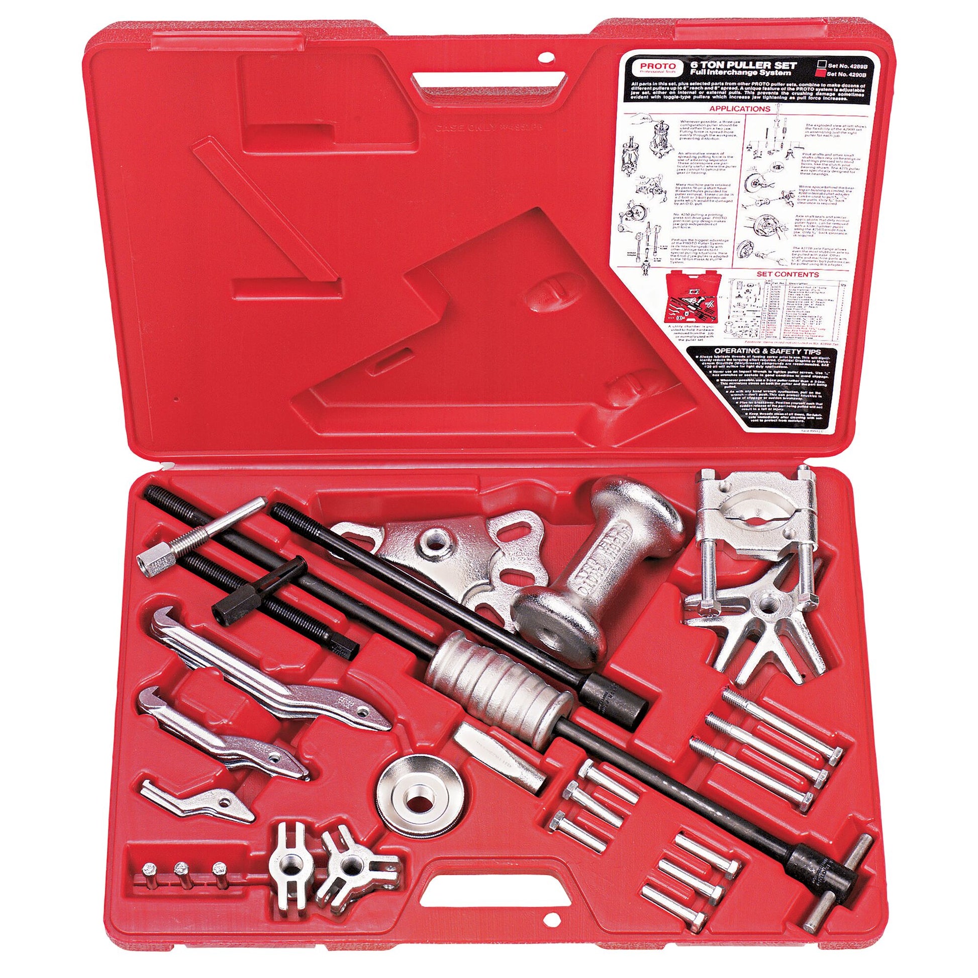 Proto J4290B — 6 Ton General Puller Set J4290B