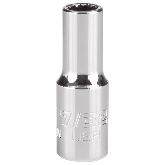Proto Socket 1/4 Drive 7/32 12-Point Intm J4707N