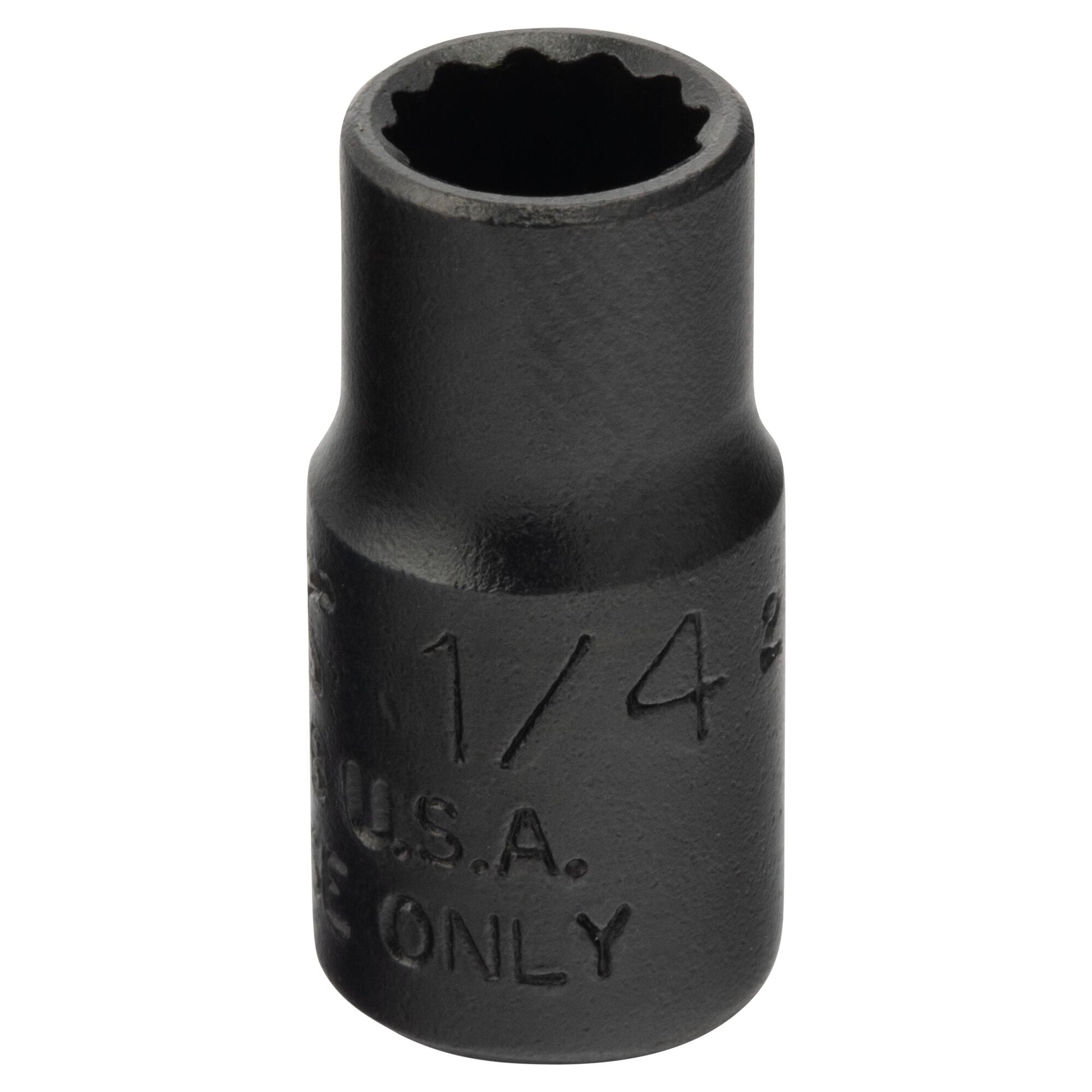 Proto J4708TB — 1/4 in. Drive 12-Point 1/4 in. Black Oxide Socket J4708TB