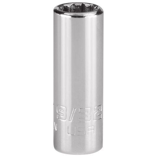Proto Socket 1/4 Drive 9/32 12-Point Intm J4709N