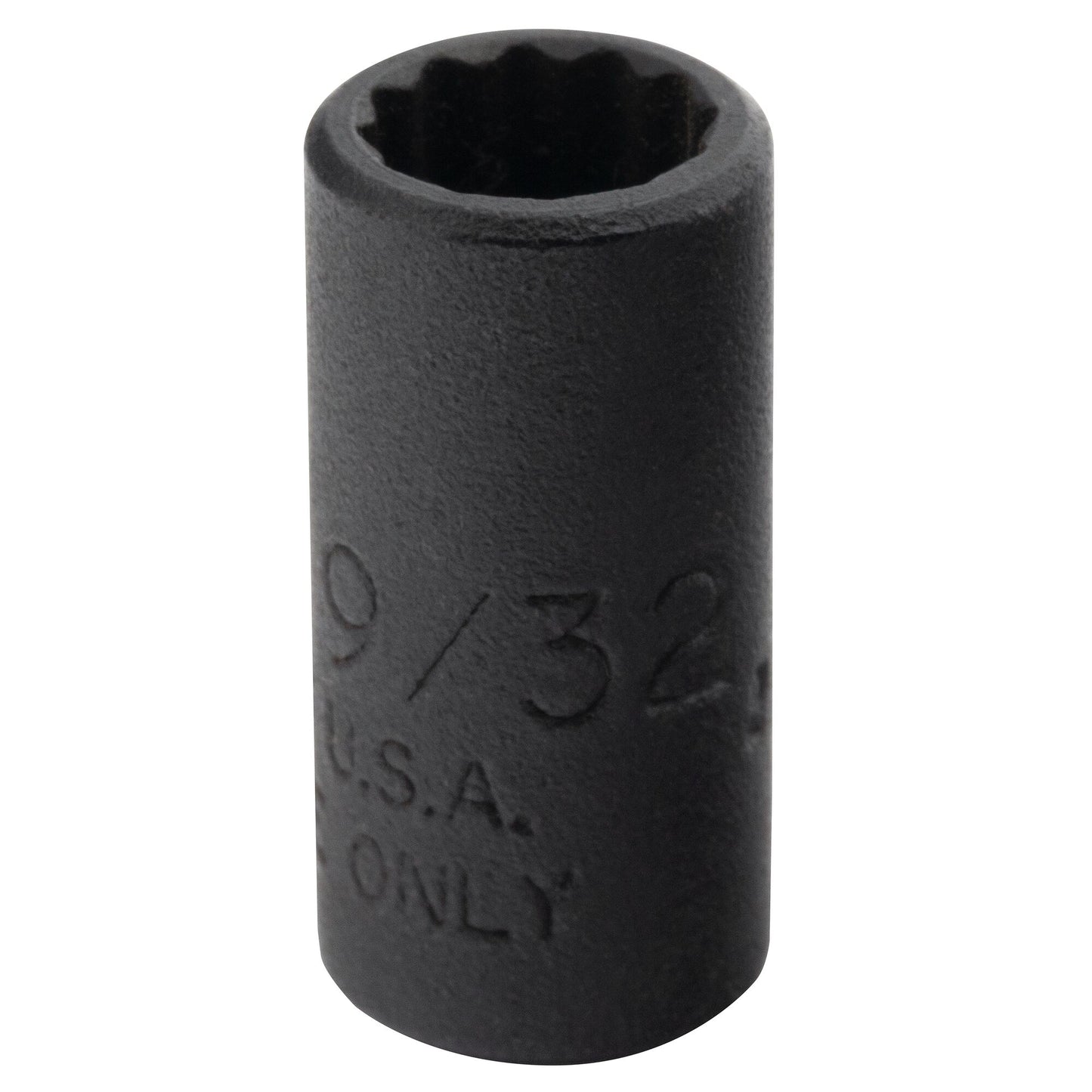 Proto Socket 1/4 Drive 9/32 12Pt Black J4709TB