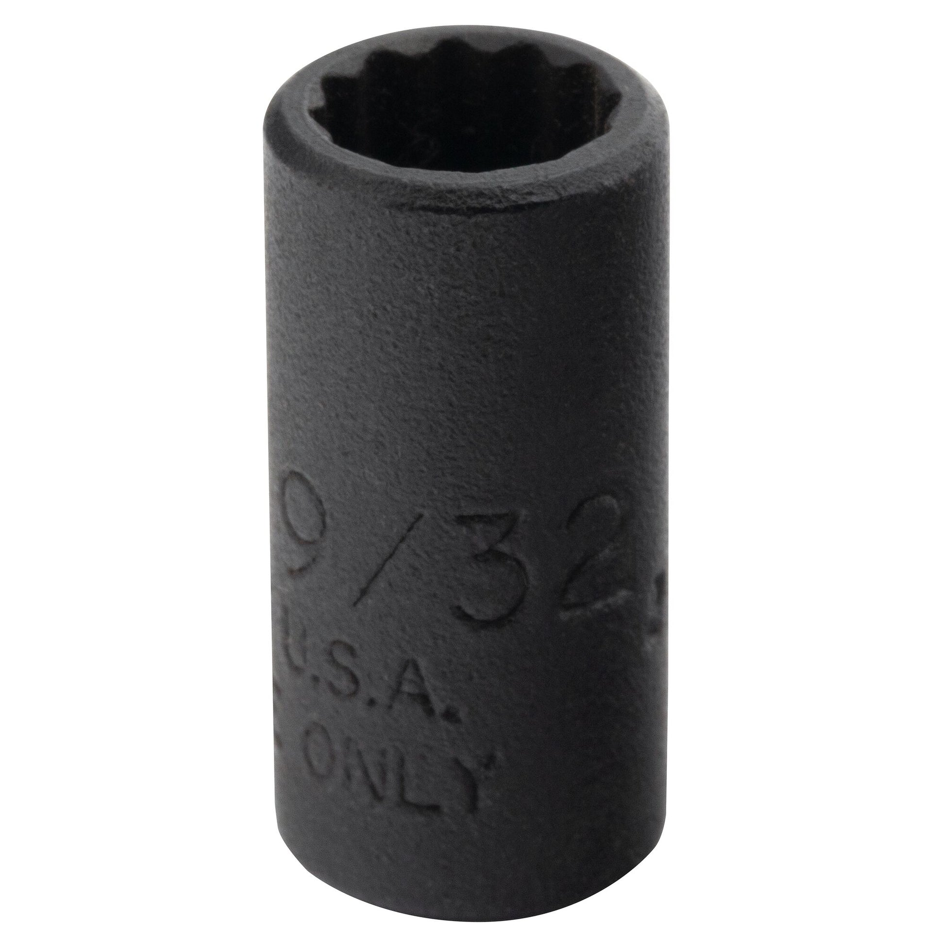 Proto Socket 1/4 Drive 9/32 12Pt Black J4709TB