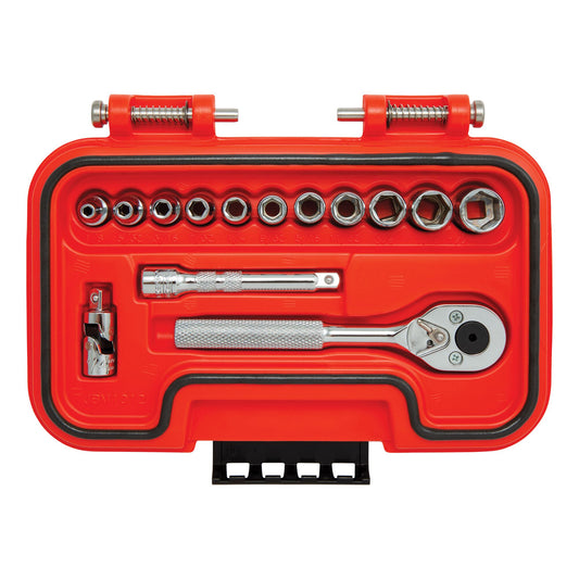 Proto 1/4 in. Drive Socket Set (14 pc.) J47114S