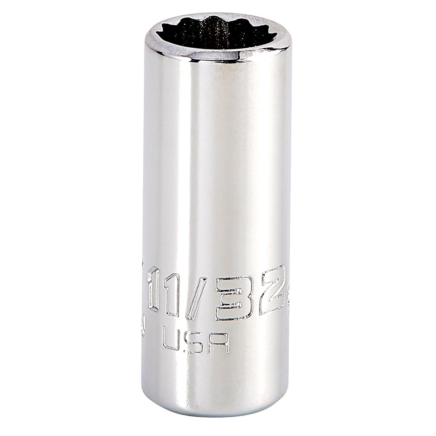 Proto Socket 1/4 Drive 11/32 12-Point Intm J4711N