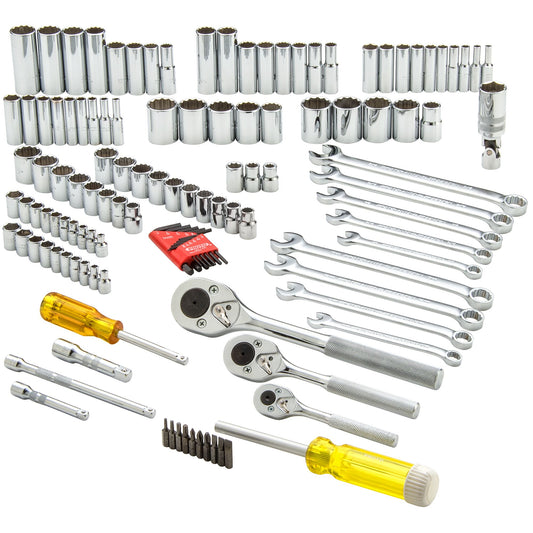 Proto J47125 — 1/4 in., 3/8 in. & 1/2 in. Drive 6-8-12-Point Socket Set (125 pc.) J47125