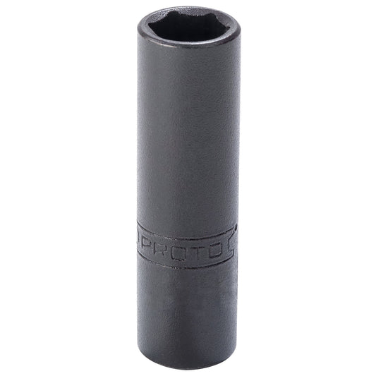 Proto Socket 1/4 Drive 3/8 6Pt Deep Black J4712LB