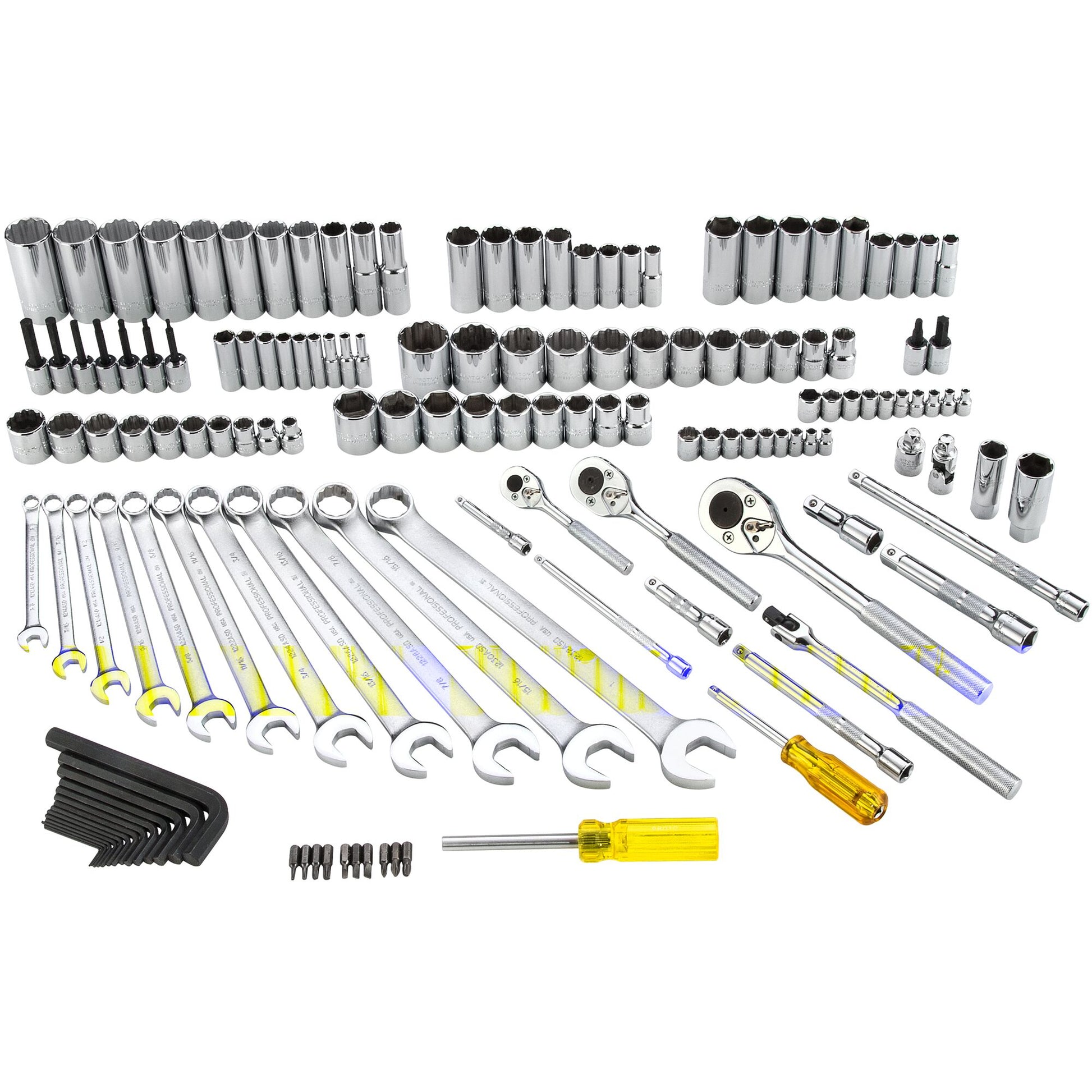 Proto J47148 — 1/4 in., 3/8 in. & 1/2 in. Drive 6 & 12-Point Socket Set (148 pc.) J47148