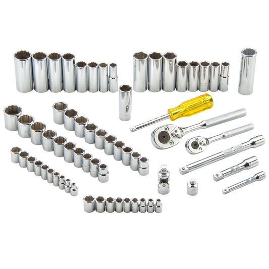 Proto J47165 — 1/4 in. & 3/8 in. Drive 6 & 12-Point Socket Set (65 pc.) J47165