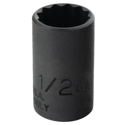 Proto Socket 1/4 Drive 1/2 12Pt Black J4716TB