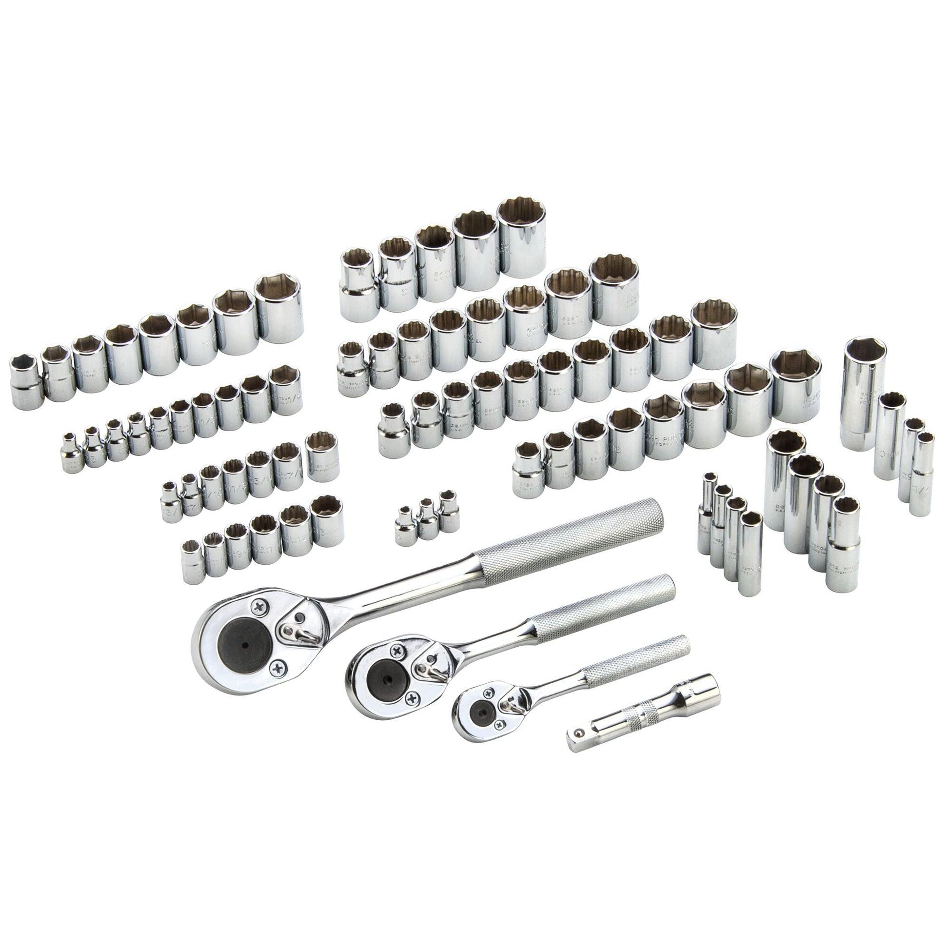 Proto J47181 — 1/4 in., 3/8 in., 1/2 in. Drive 6 & 12-Point Socket Set (81 pc.) J47181