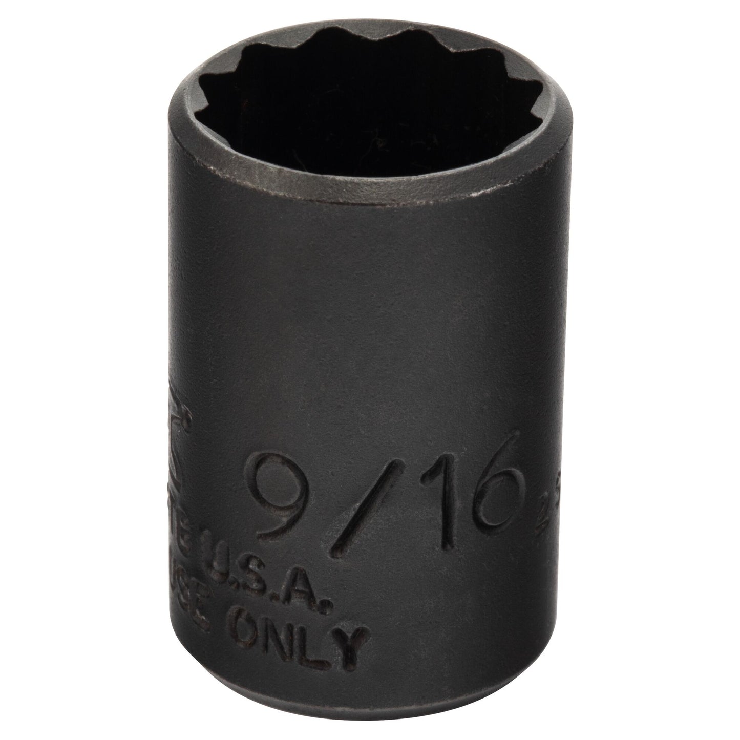 Proto Socket 1/4 Drive 9/16 12Pt Black J4718TB