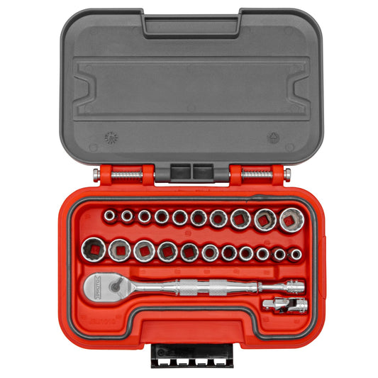 Proto 1/4 in. Drive 12-Point Aerospace Socket Set (24 pc.) J47324AS