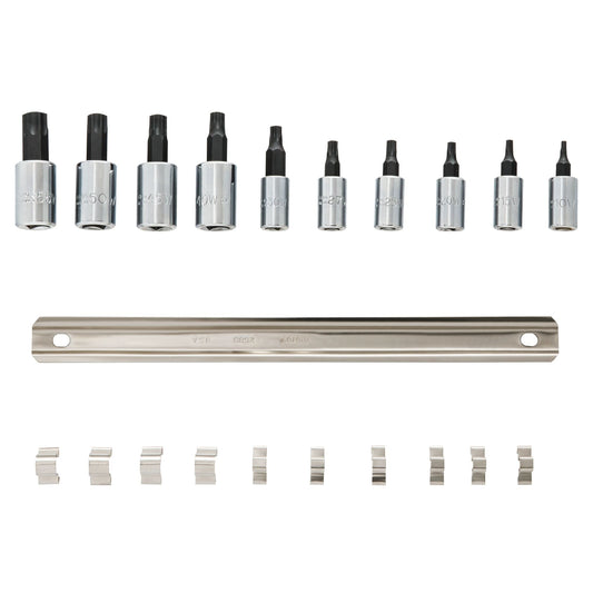 Proto J4740C — 1/4 in. & 3/8 in. Drive Torx® Bit Set (10 pc.) J4740C