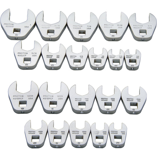 Proto 20-Piece Crowfoot Set J49000