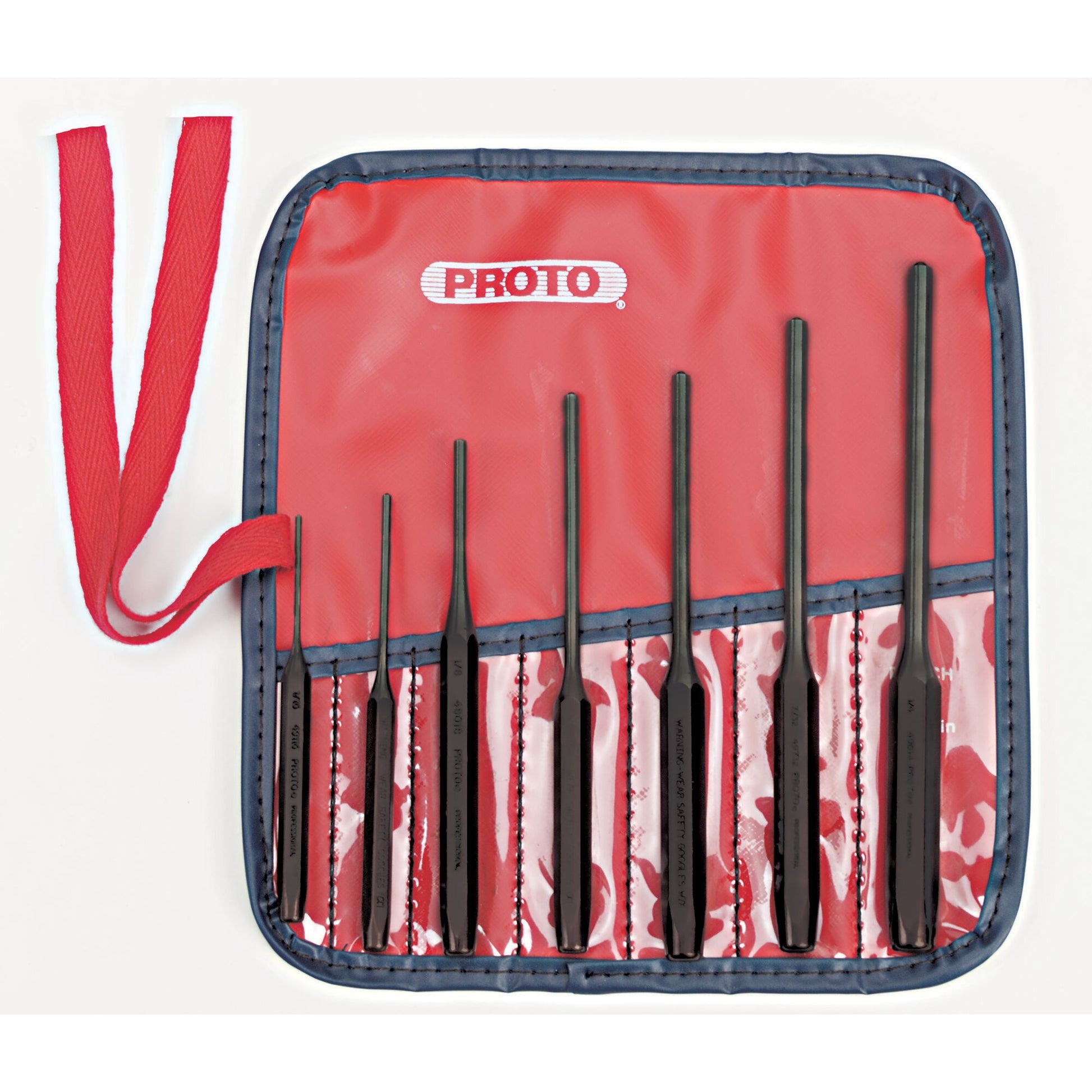 Proto J49007S2 — Roll Pin Punch Set (7 pc.) J49007S2