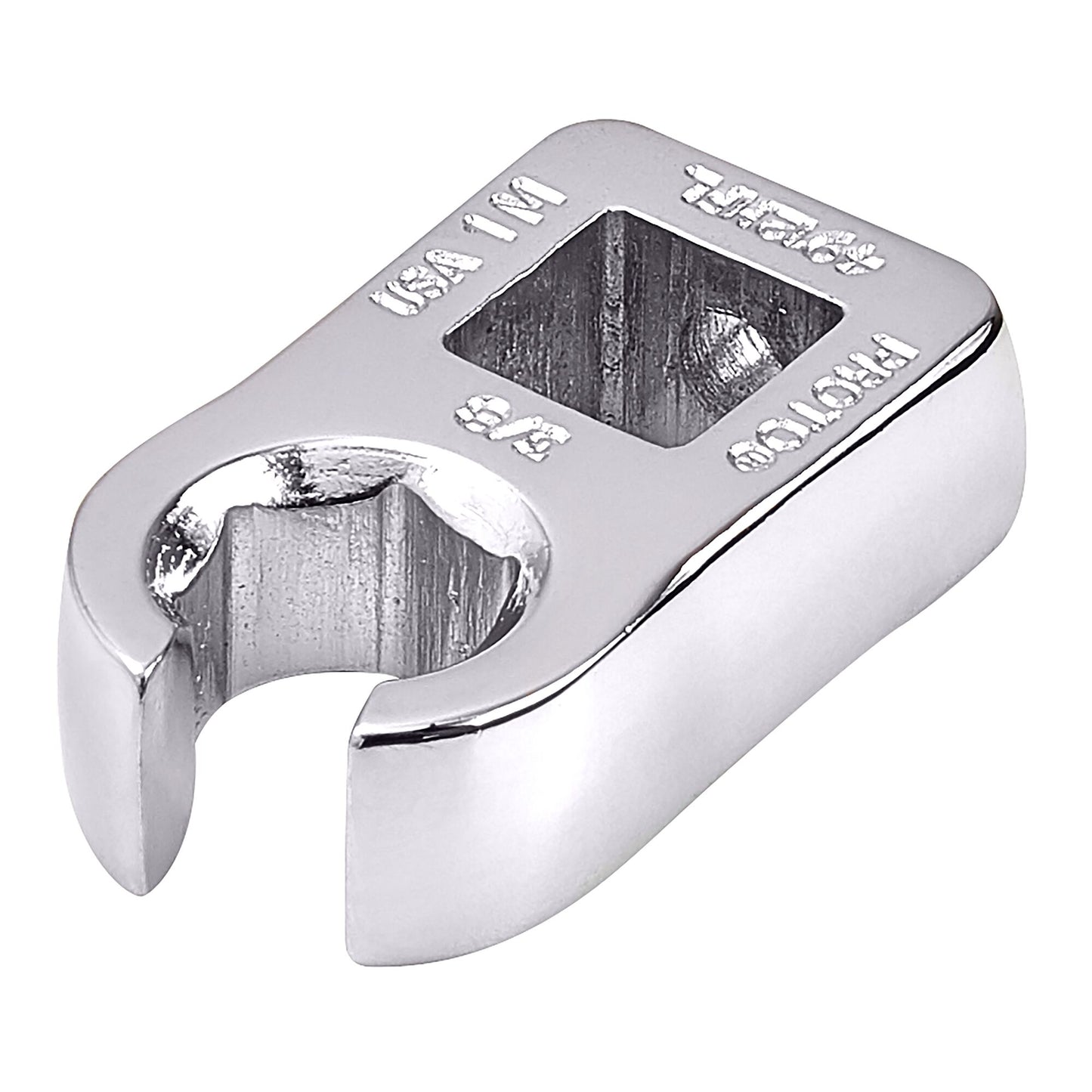 Proto J4912HFL — 3/8 in. Drive 3/8 in. 6-Point Full Polish Flare Nut Crowfoot Wrench J4912HFL