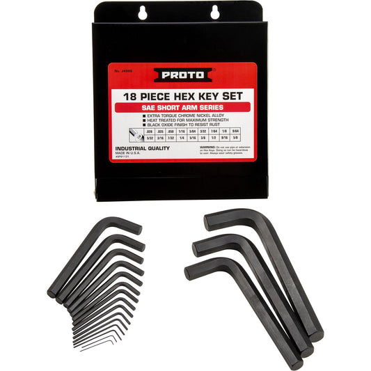 Proto J4986 — Hex Key Set (18 pc.) J4986