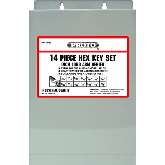 Proto J4987 — Long Hex Key Set (14 pc.) J4987