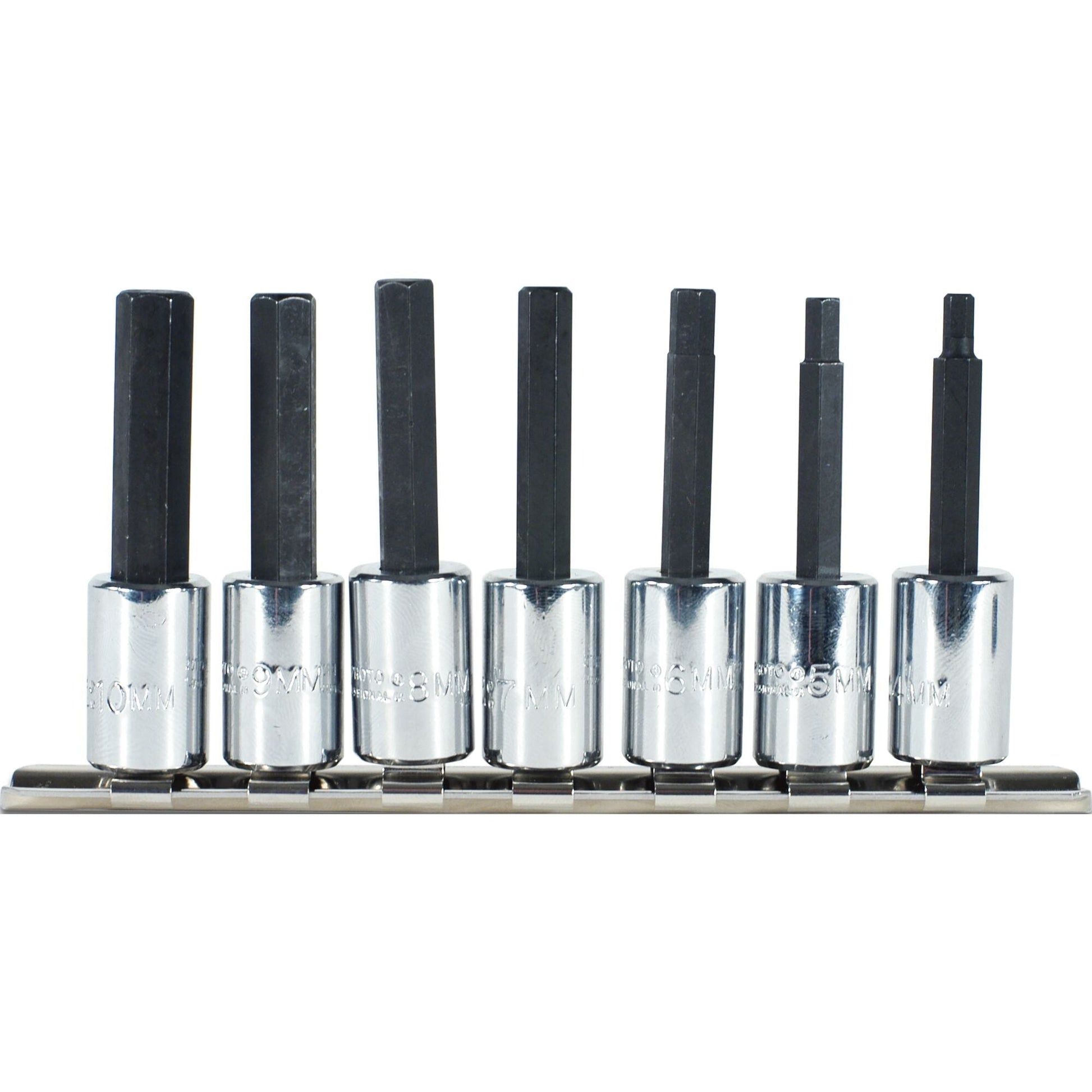 Proto J4990-SMA — 3/8 in. Drive Metric Hex Bit Set (7 pc.) J4990-SMA