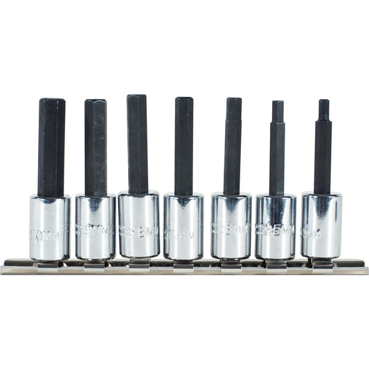 Proto J4990-SMA — 3/8 in. Drive Metric Hex Bit Set (7 pc.) J4990-SMA
